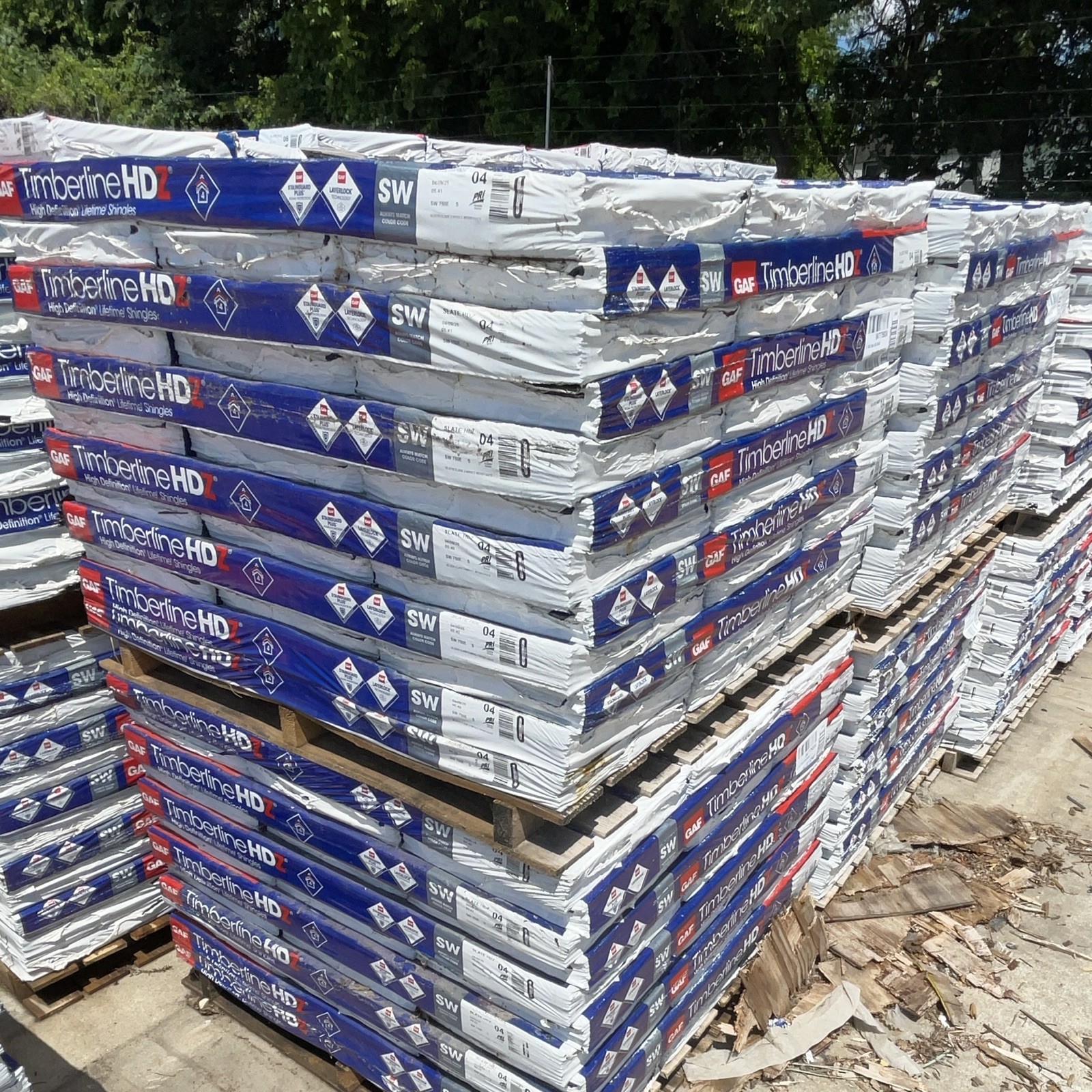 GAF Timberline HDZ Laminated Asphalt Roofing Shingles Slate 40 sq ft Class A