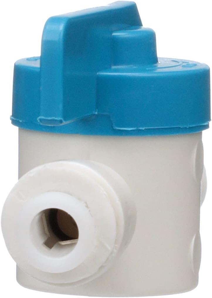 Watts 1/4-Inch Lever Handle Push-Fit Quick Connect Straight Stop Valve, PL-302