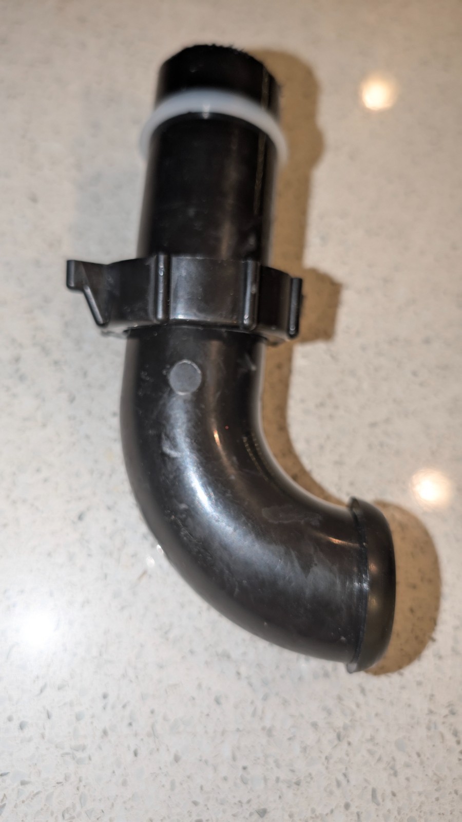 Unbranded 1 1/2″ ABS DWV (Drain, Waste, and Vent) Fitting w/Slip Joint Nut