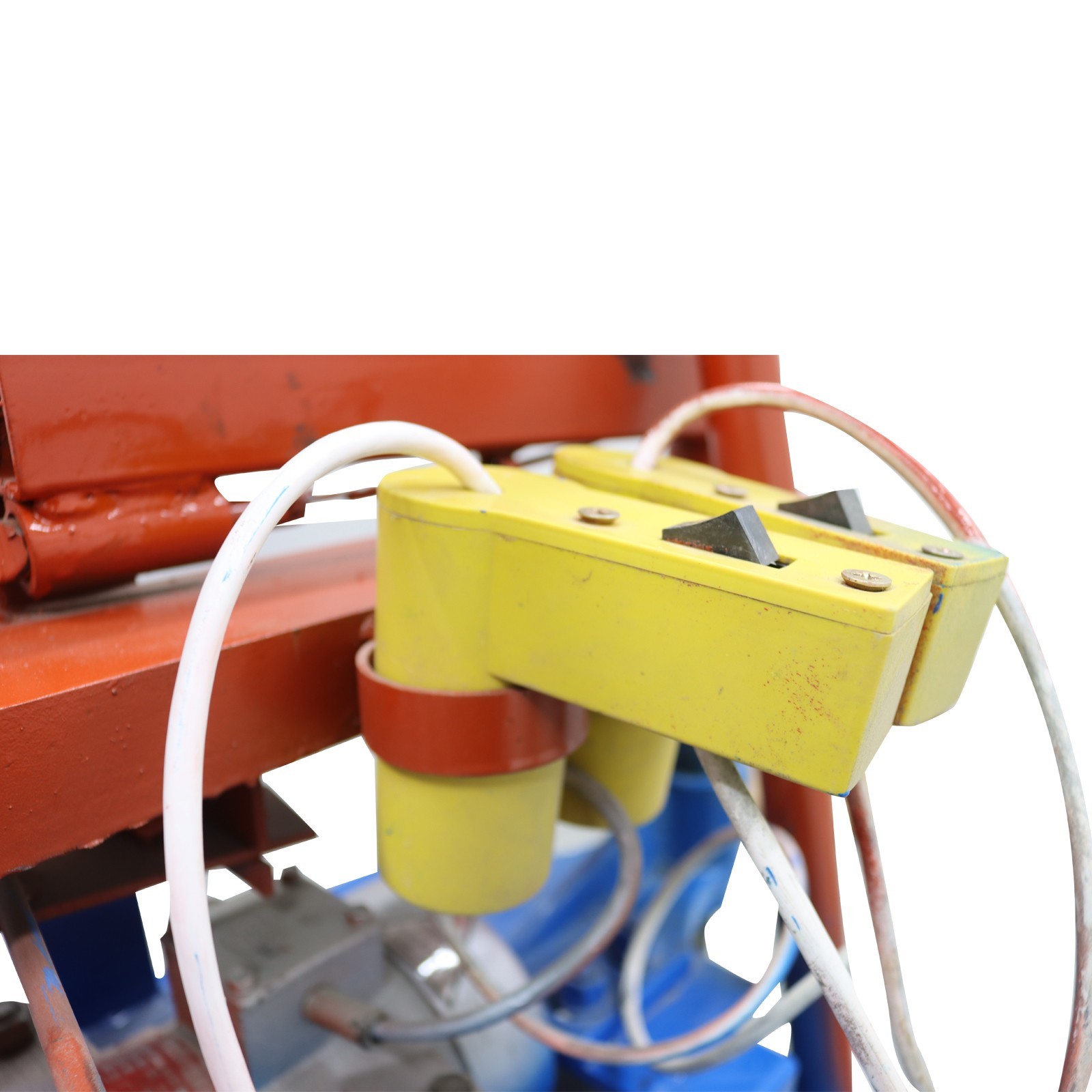 Hand-propelled Hollow Soil Block Brick Molding Machine 220V 4 Bricks/Time 550W*2