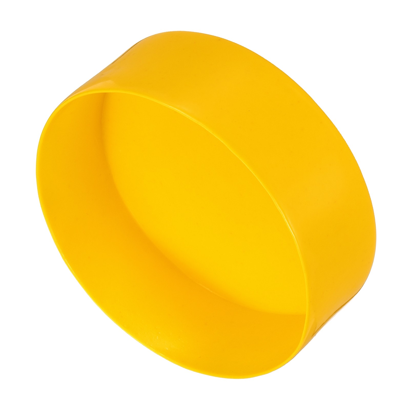 Yellow 150mm Rubber End Caps Round Vinyl Plug Insert Rubber Flexible