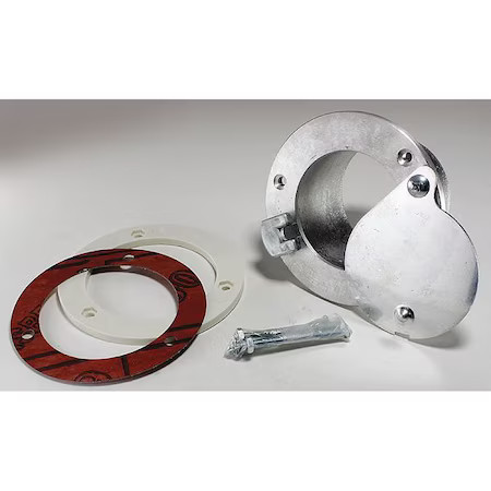 American Garage Door Supply El42 Exhaust Port, Latching 4 In, 2 In. Doors