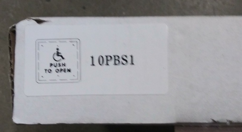 Push To Open Door Actuator BEA 10PBS1-4.75″ Square, -Handicap Rated – Push Plate