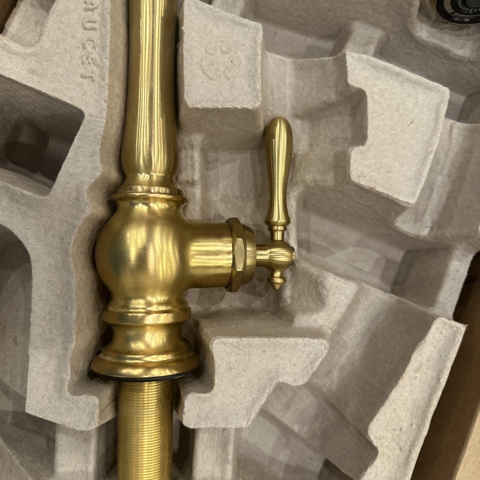 Kohler Artifacts 1.5 GPM Kitchen Faucet – K-99259-2MB – BRUSHED MODERNE BRASS