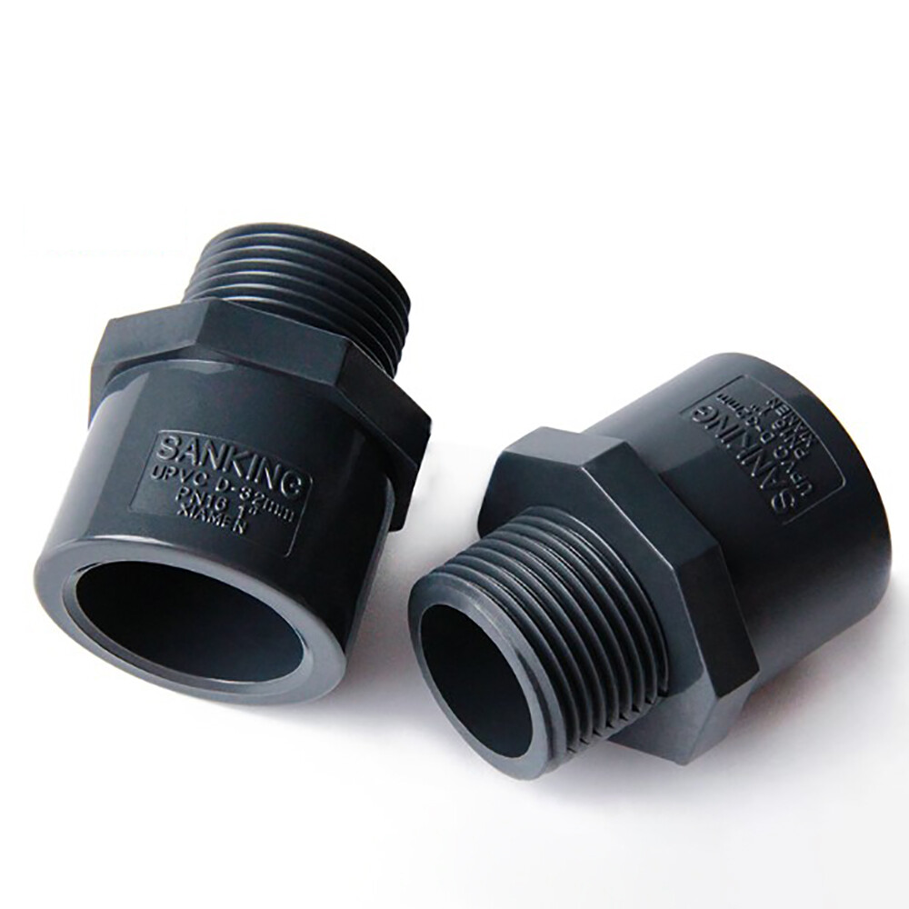 PVC Plain Socket External Threaded Adaptor 20mm:1/2″ – 110mm:4″ Plumbing sockets