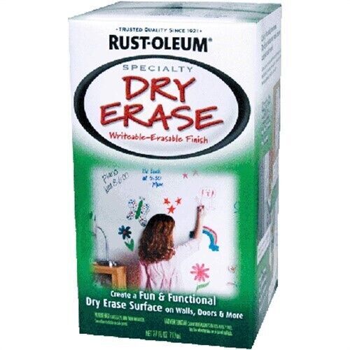 RUST-OLEUM DRY ERASE- WRITABLE/ERASABLE WHITE FINISH 16floz #241140