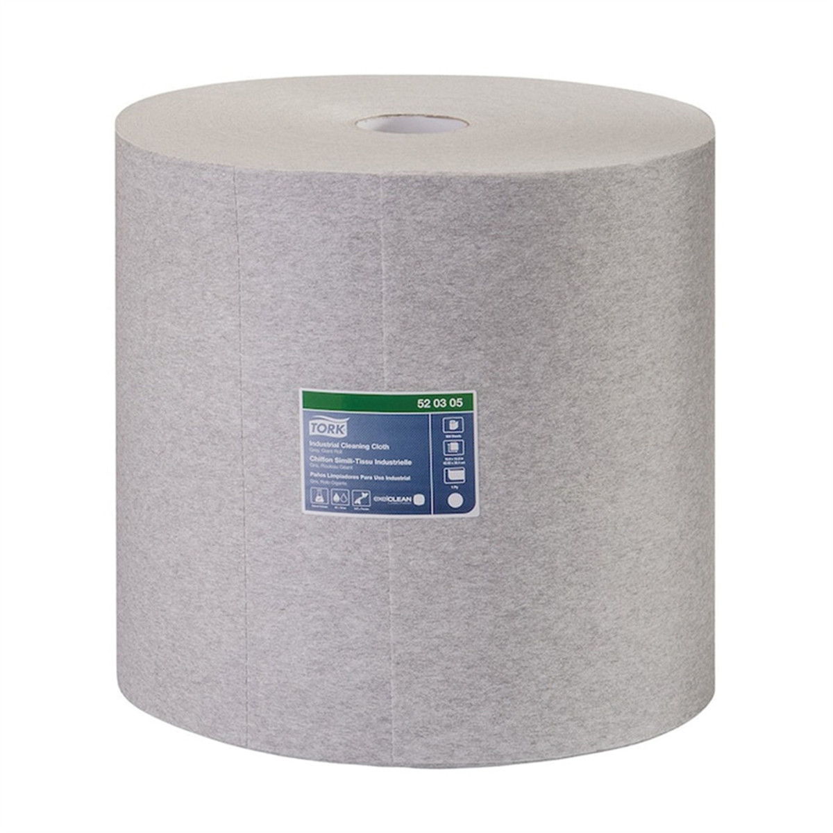 TOR.520305 Tork Molnlycke 520305 Giant Roll Industrial Cleaning Cloth, 15 in Di