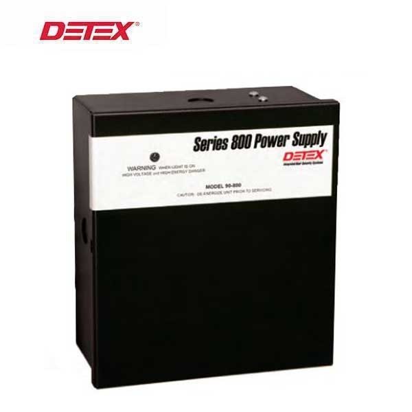 Detex Series 800 Power Supply Filtered Output 120V 24 VDC 1A Black 90-800