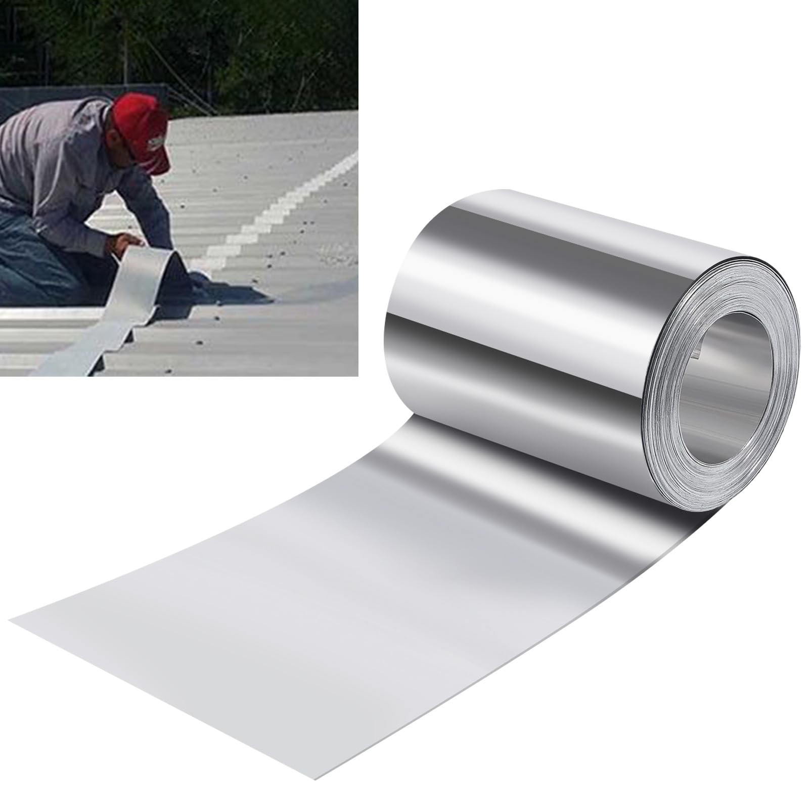 succulentlovers 4” x 50′ Aluminum Flashing Roll – Roof Flashing, x