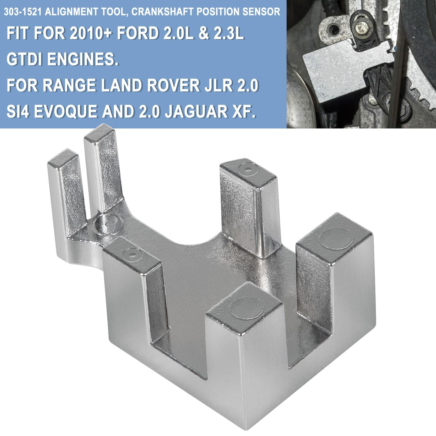 303-1521 Crankshaft Position Sensor Alignment Tool FIT Ford 2.0L GTDI 2.3 Engine