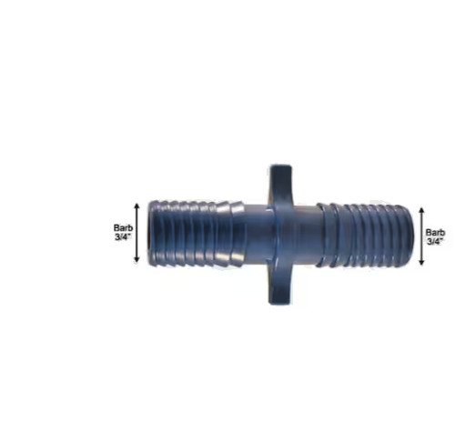 Apollo Blue Twister 3/4 in. Insert T X 3/4 in. D Insert Acetal Coupling