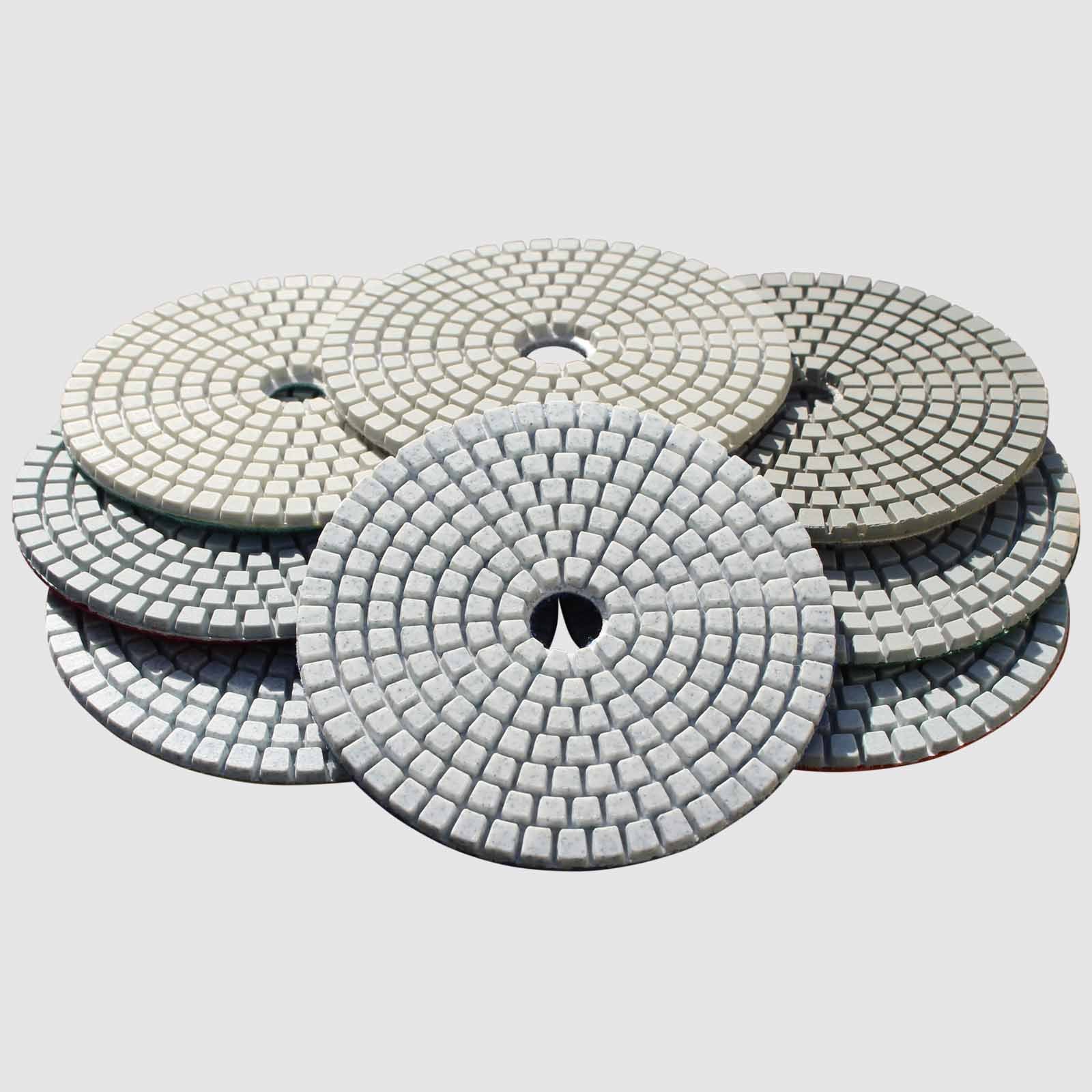 Diamond Polishing Pads 4 Inch 25 piece Set Wet Dry For Granite Concrete Marble