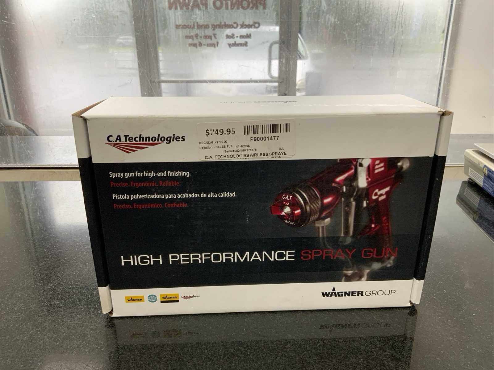 C.A. Technologies Autocat A100C Automatic Spray Gun (1.2 X 2263) (A100C-12-2263)