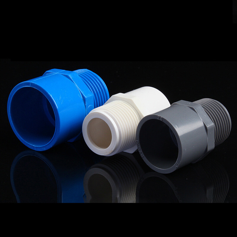1/2″ to 4″ PVC Nipples Threaded Pipe Fittings Connector BSP Male Adapter
