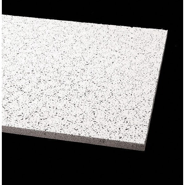 Armstrong 769A Cortega Ceiling Tile, 24 In W X 48 In L, Square Lay-In, 15/16 In