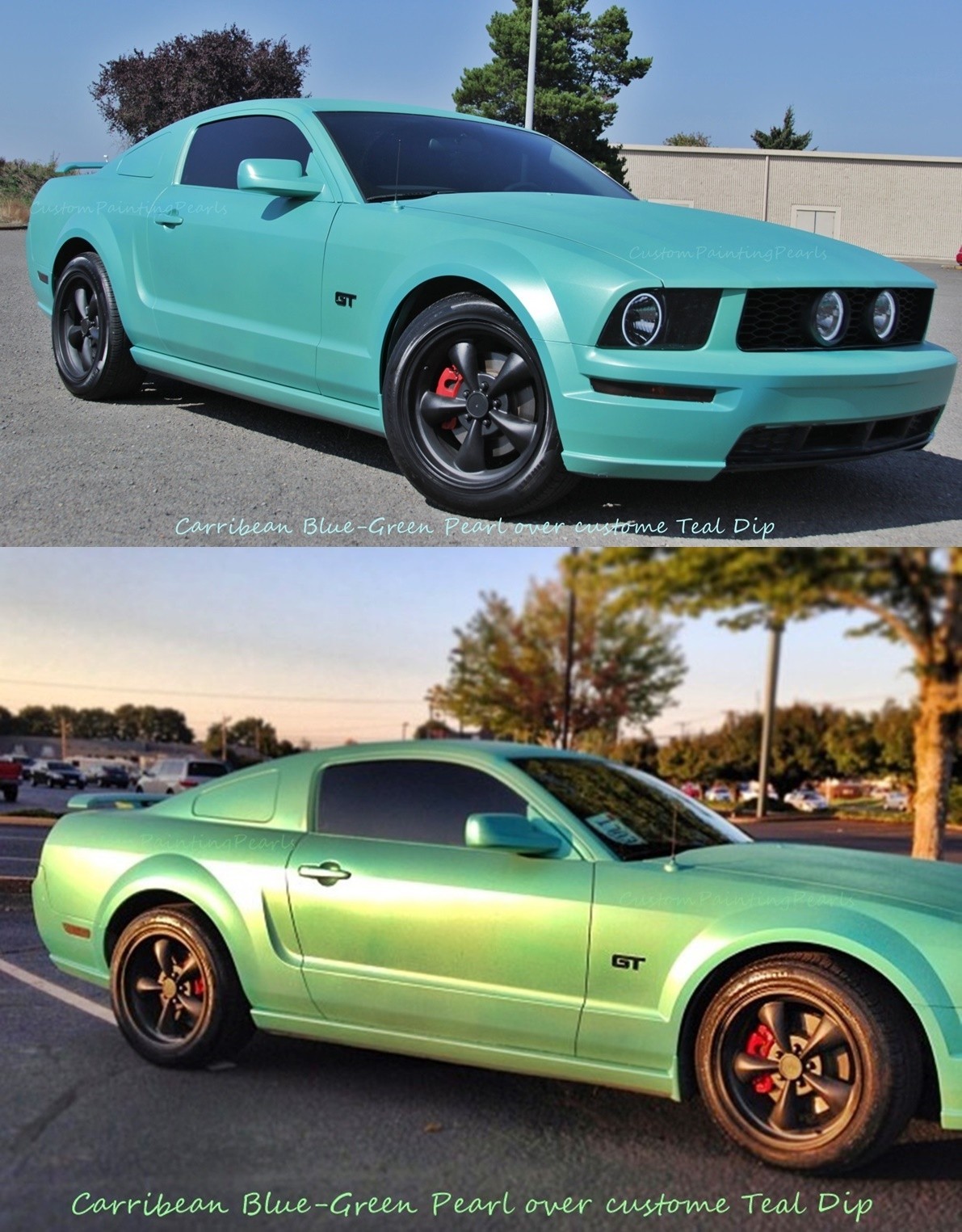 Chameleon Kameleon Flip Shift Pearl Caribbean Blue to Green candy custom paint