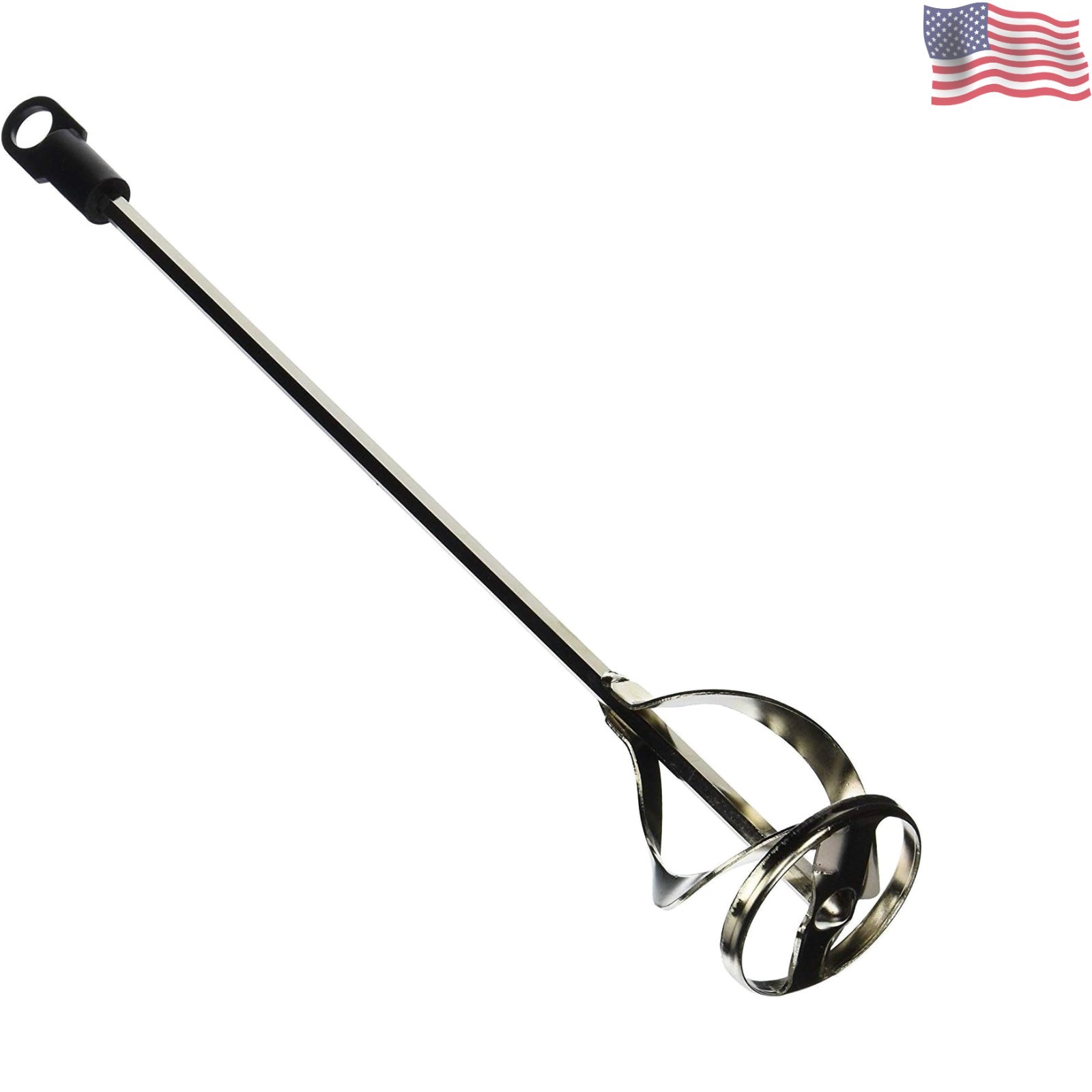 Paint and Mud Mixer for Drill – Mixes 1 to 3 Gallons – 15 3/4″ Length – 5/16″…