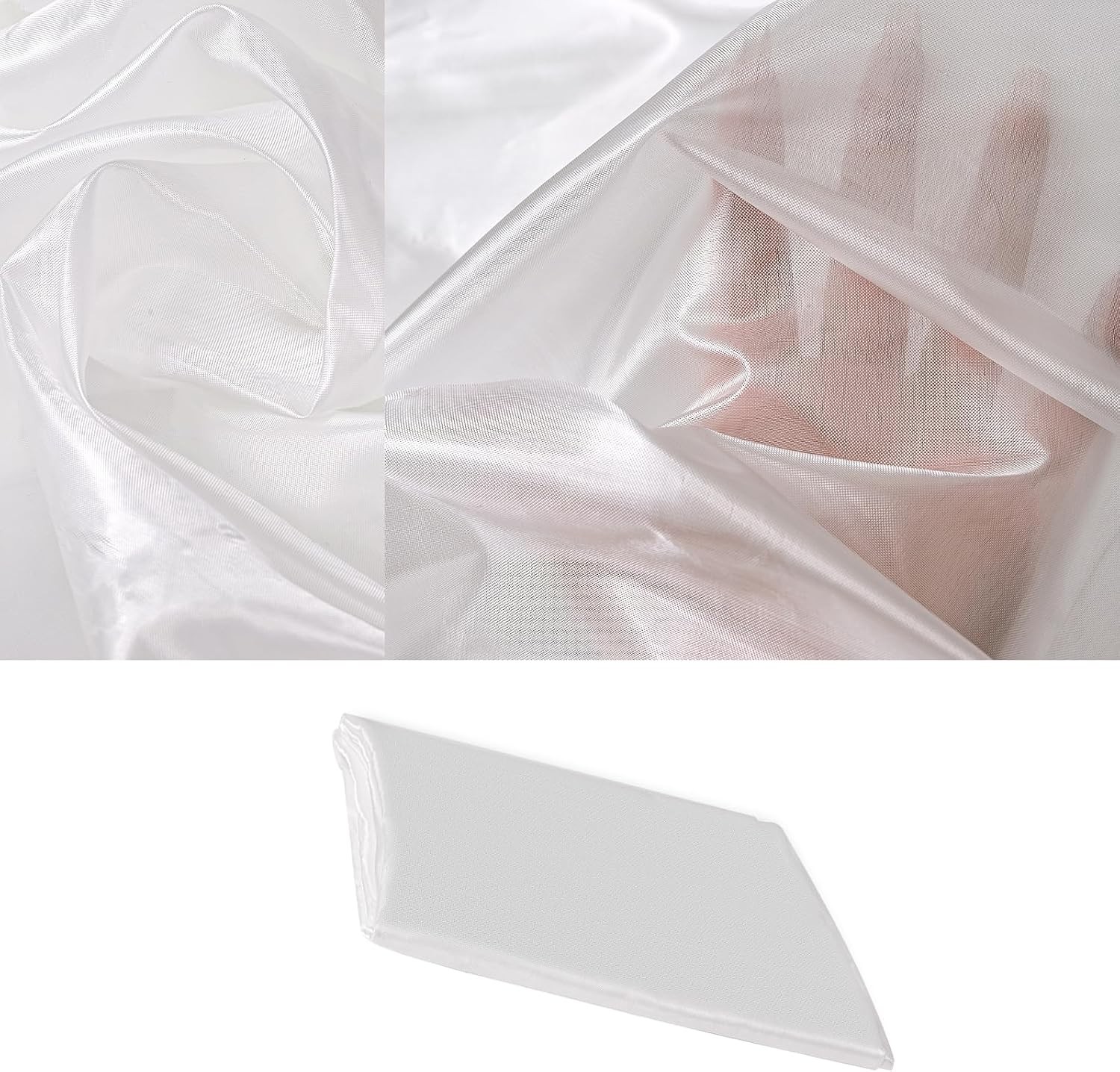 Roadtofree 1 Pcs Lightweight E-Glass Fiberglass Cloth, 0.75 oz 1 PC, Silvery