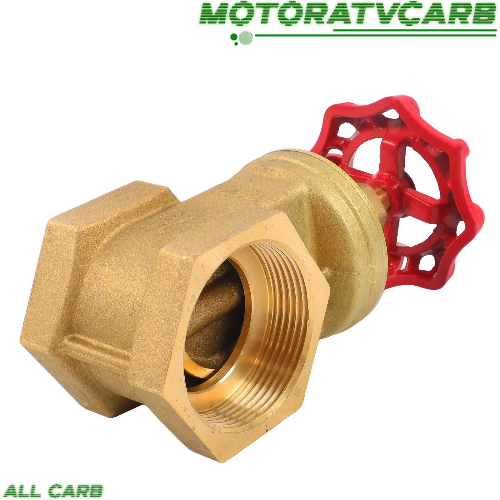ALL-CARB 2.5″ NPT Brass Gate Valve Duty Female Thread Manual Rotary Sluice Valve