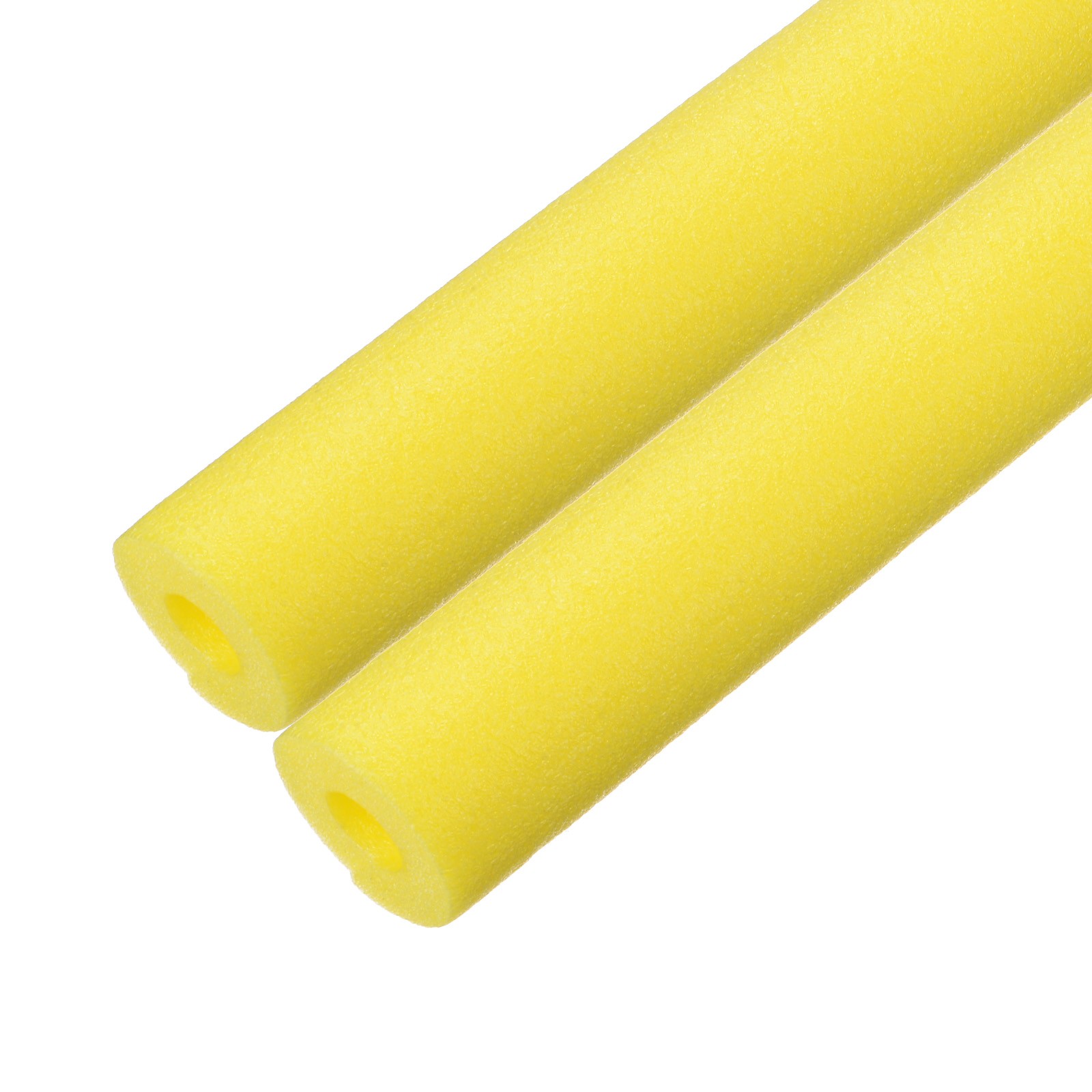 2-Pack Pipe Insulation Foam Tube, 25″ x 2.4″(L x W) Pipe Foam Cover [Yellow]