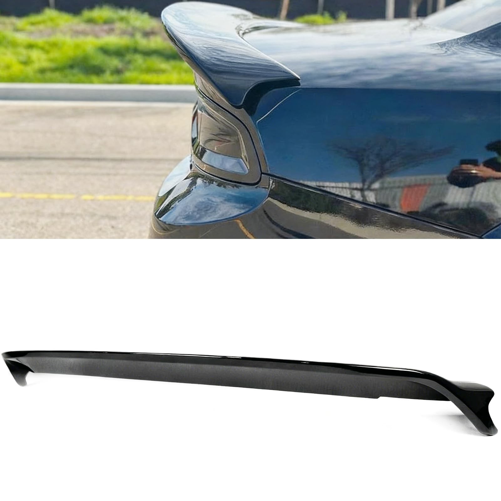 Rear Trunk Spoiler Fit for Dodge Charger 2015-2023, Glossy Black