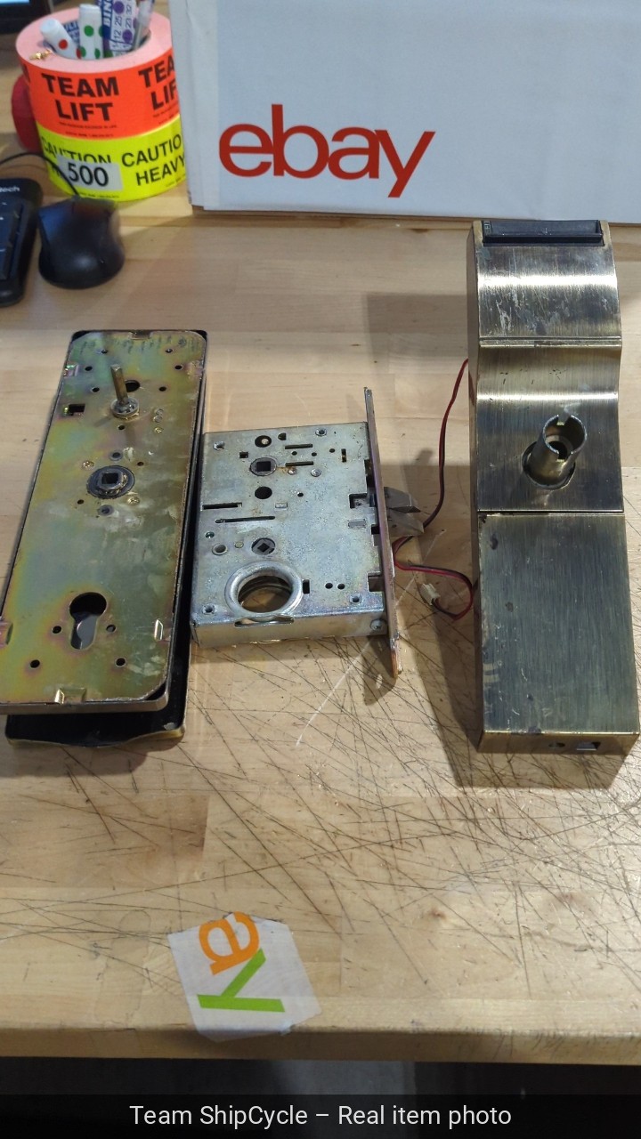 50 Seller Onity Brushed Brass lock Complete G3D