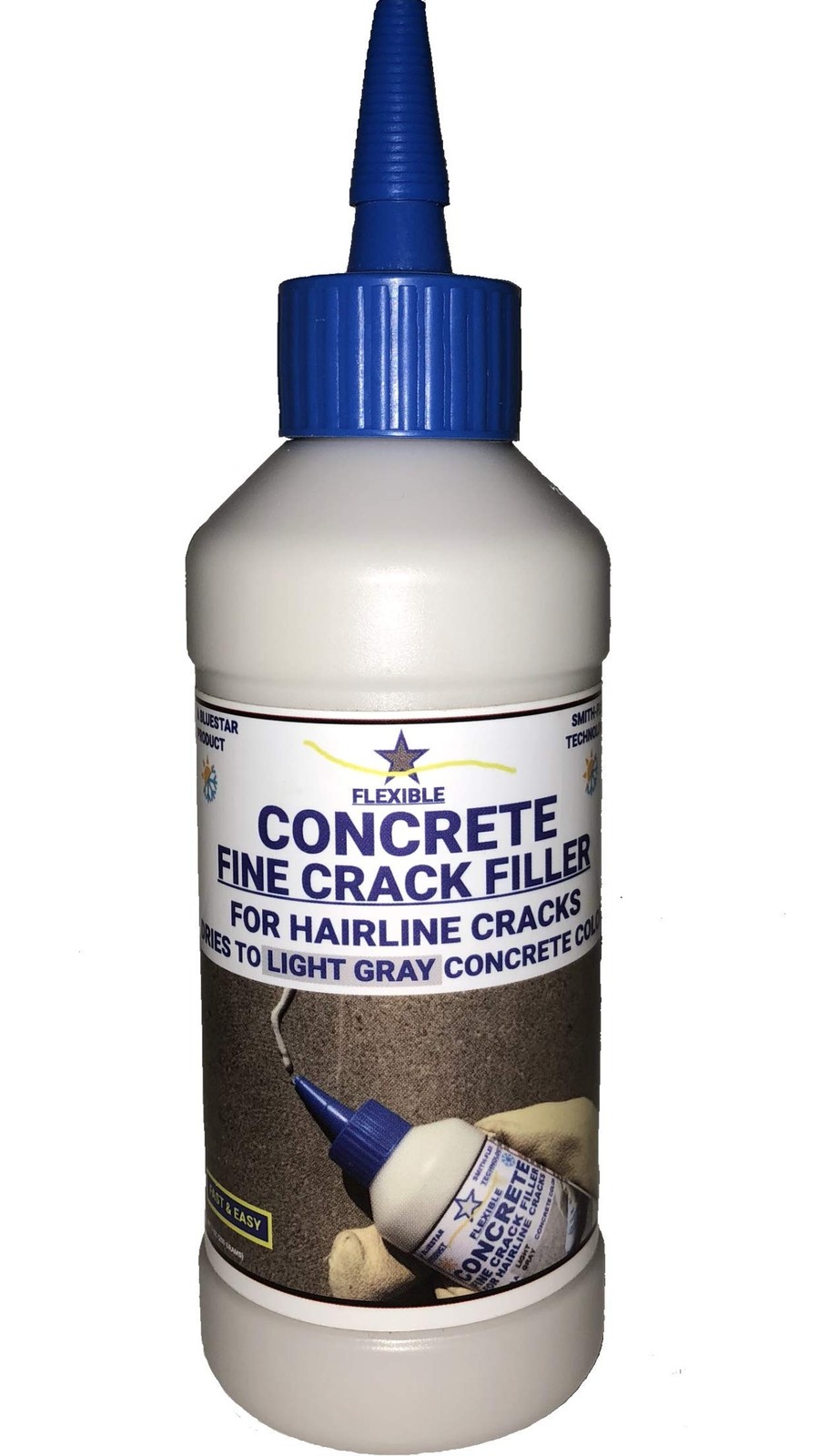 Bluestar Flexible Concrete Hairline Crack Filler Light Gray, DIY – No Special…