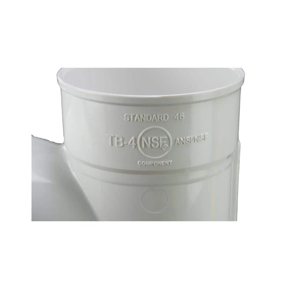4 in. Septic Tank Sanitary Inlet/Outlet Tee Baffle