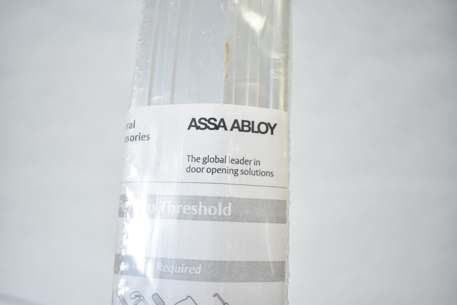 Pemko Assa Abloy Thermal Utility Barrier Threshold Mill Finish Aluminum 252X2FG