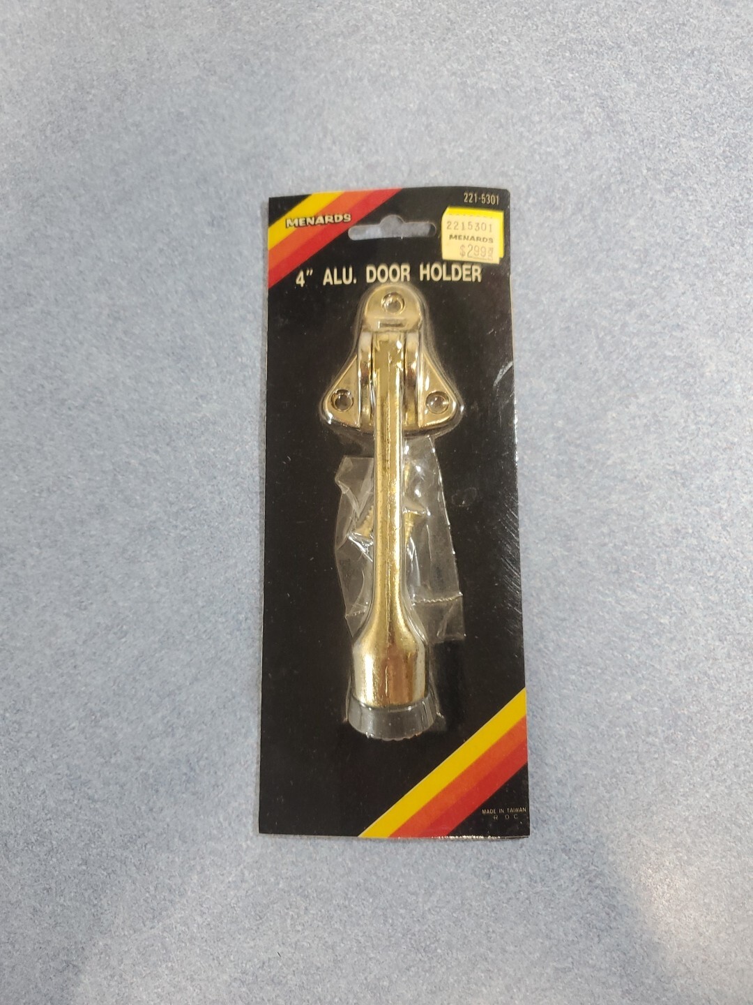 Menards Gold Color 4″Drop Flip Down Door Holder Stop with 3 Hole
