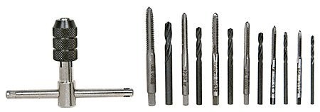 CRL Drill N Tap Lock and Hardware Threading Set
