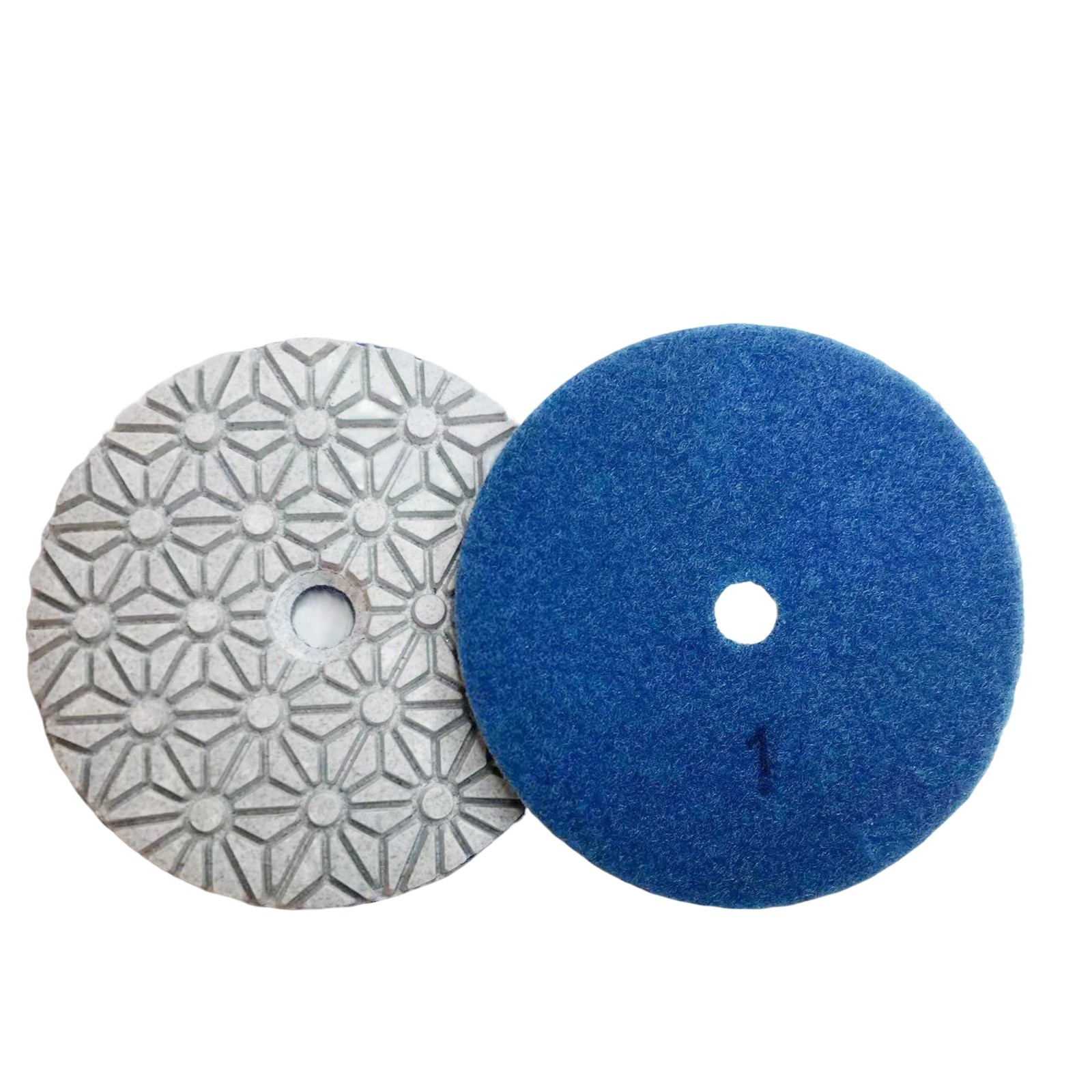 4″ 3 Step Diamond Polishing Pads Stone Fabrication Wet Dry