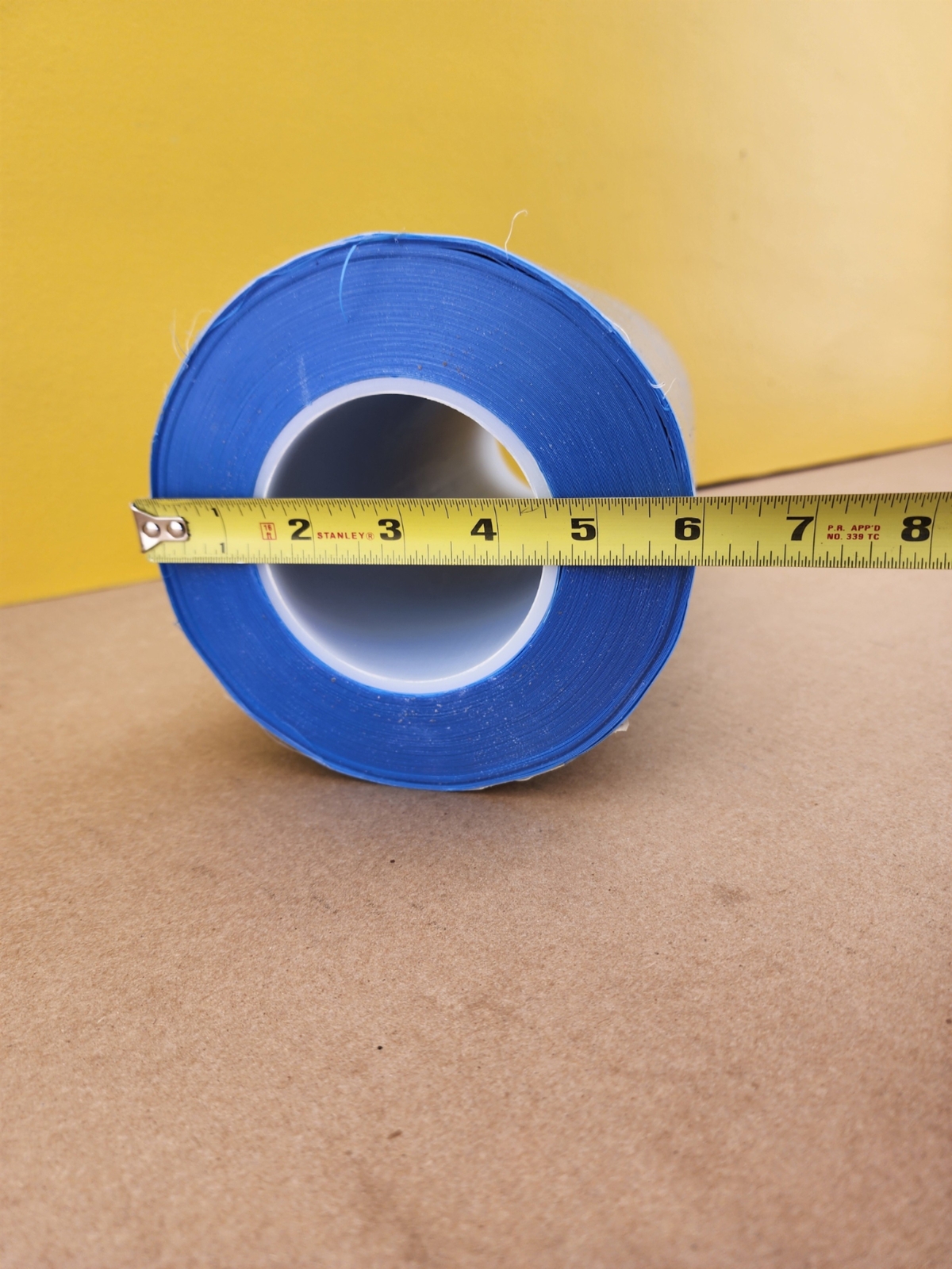 NEW Blue Hard Surface Protection Tape with Adhesive Backing, 12″ Wide Roll