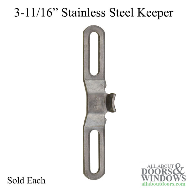3-11/16″ Stainless Steel Casement Keeper