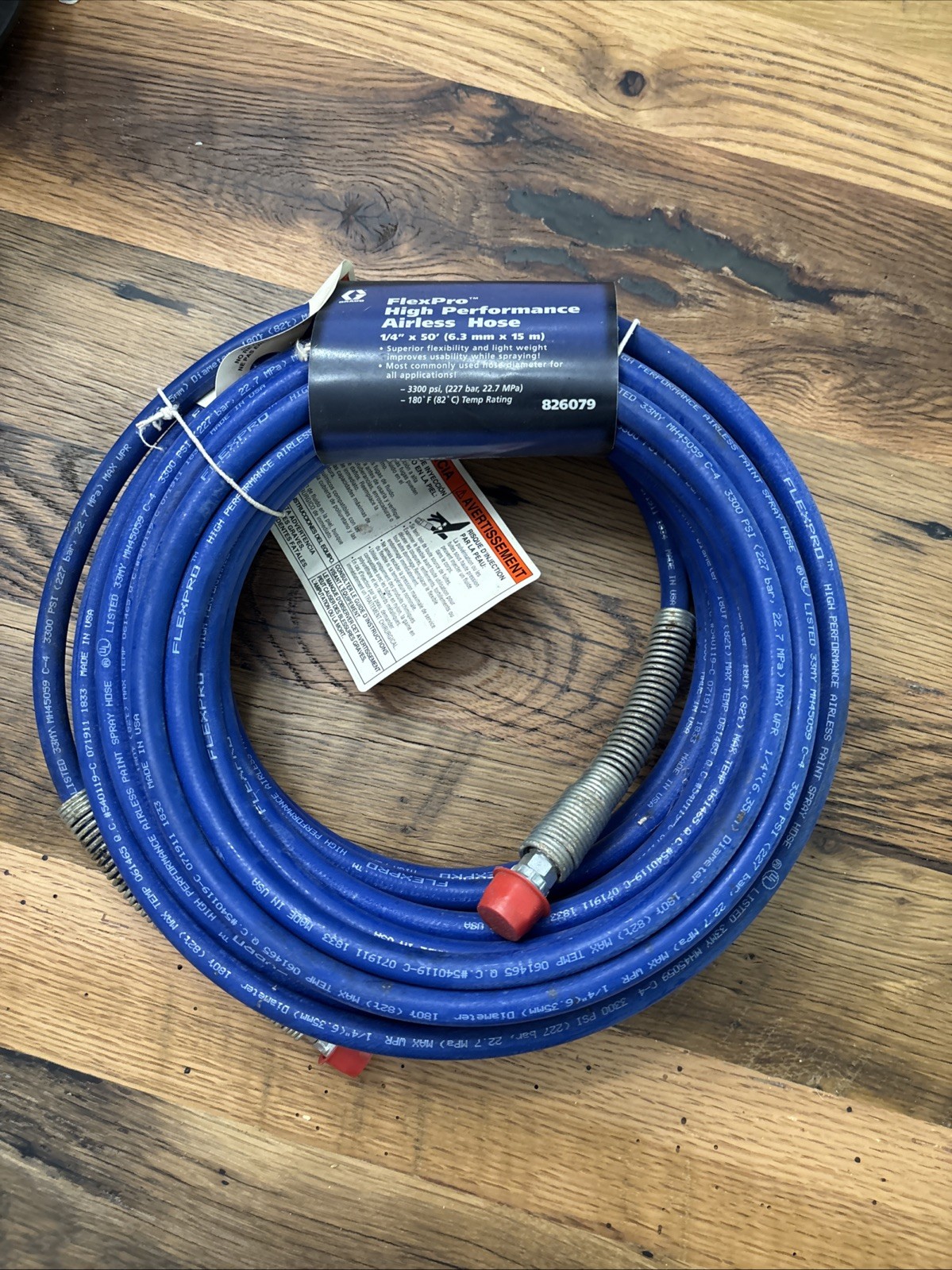 NEW Graco FlexPro High Performance Airless Whip Hose 826079 1/4″ x 50′