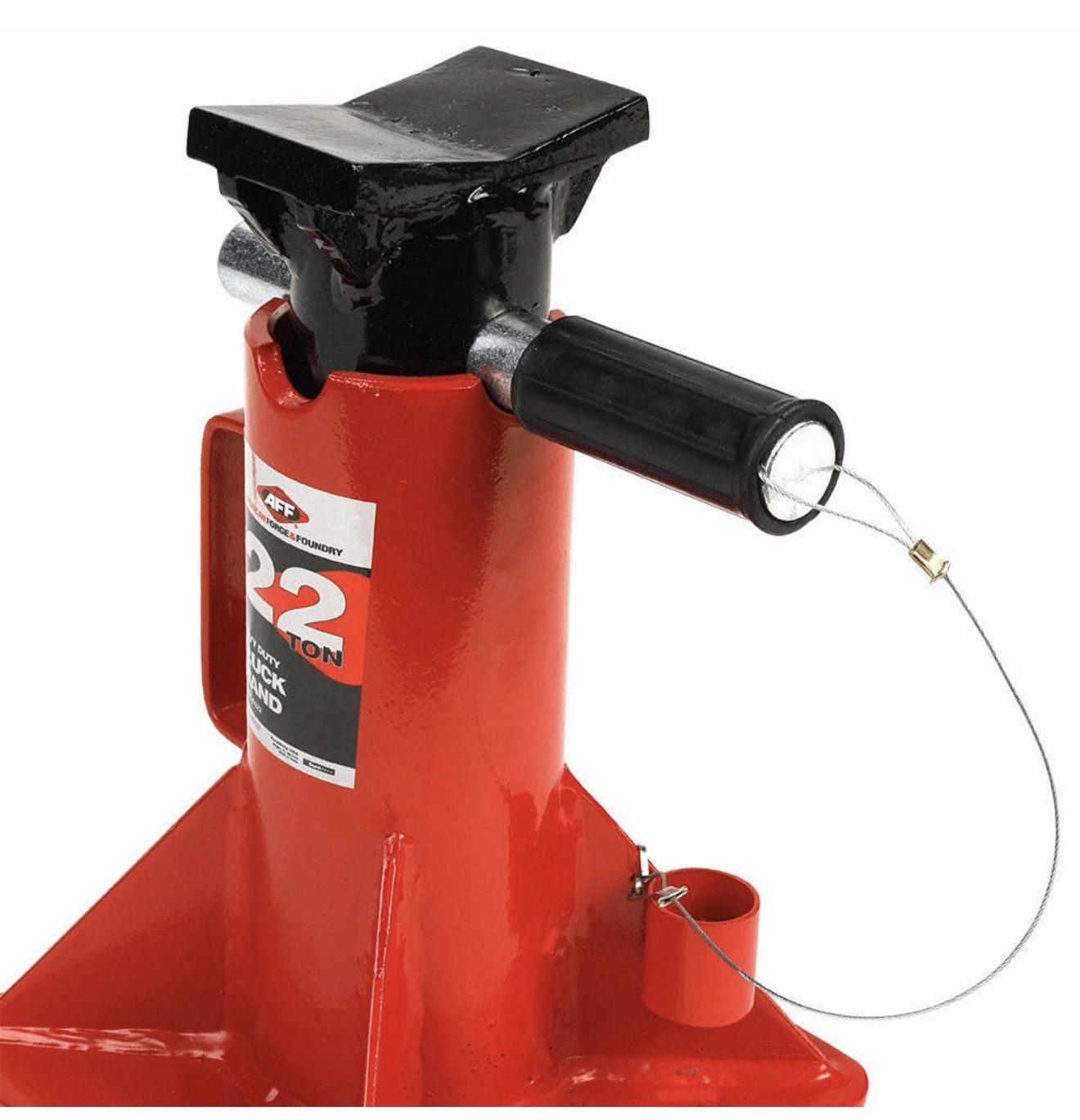 AMERICAN FORGE & FOUNDRY Safety Stand,Heavy Duty,Pin,22 ton 806J66 Open Box New