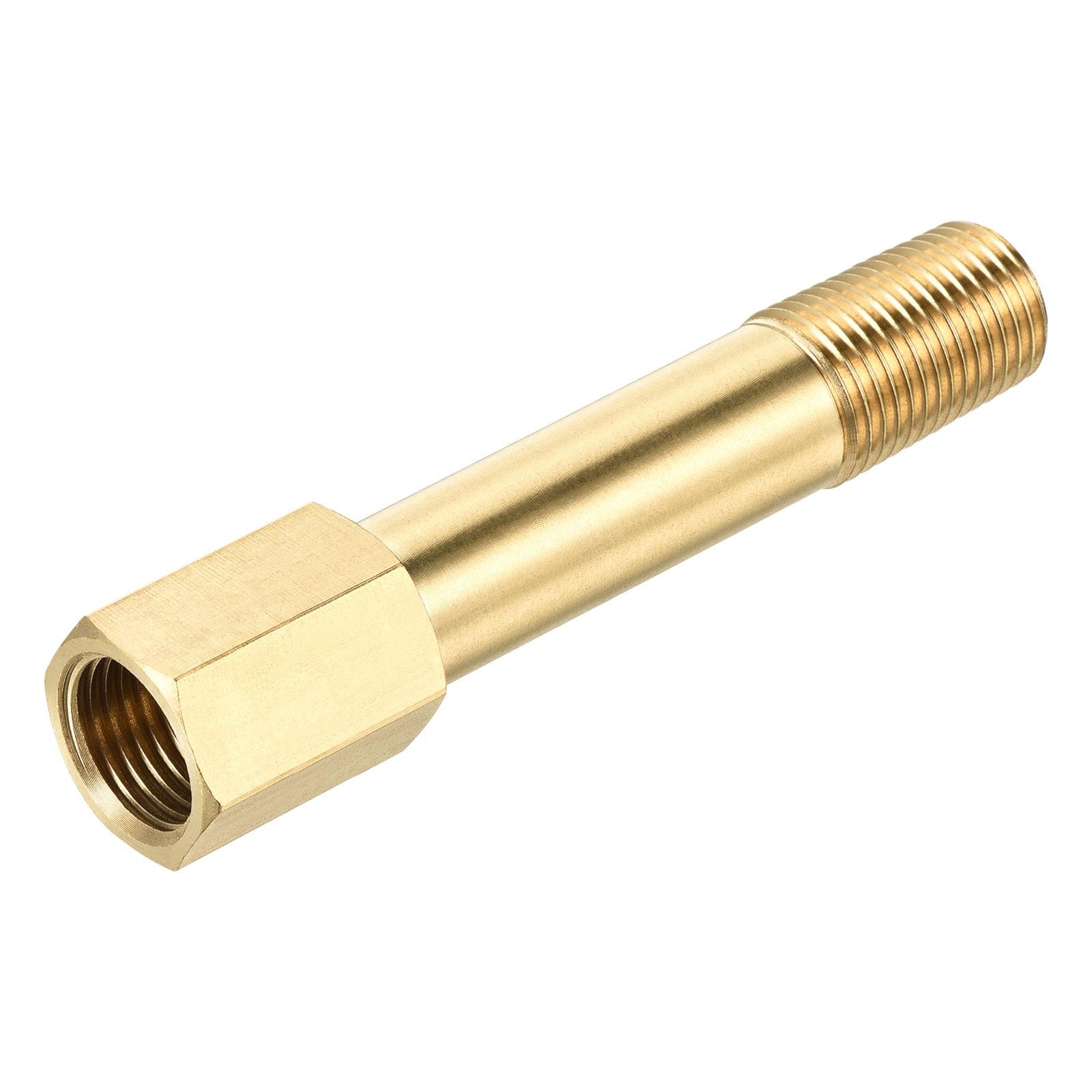 Brass Pipe Fitting G1/4 Adapter 75mm Extension Connector Hex Coupling