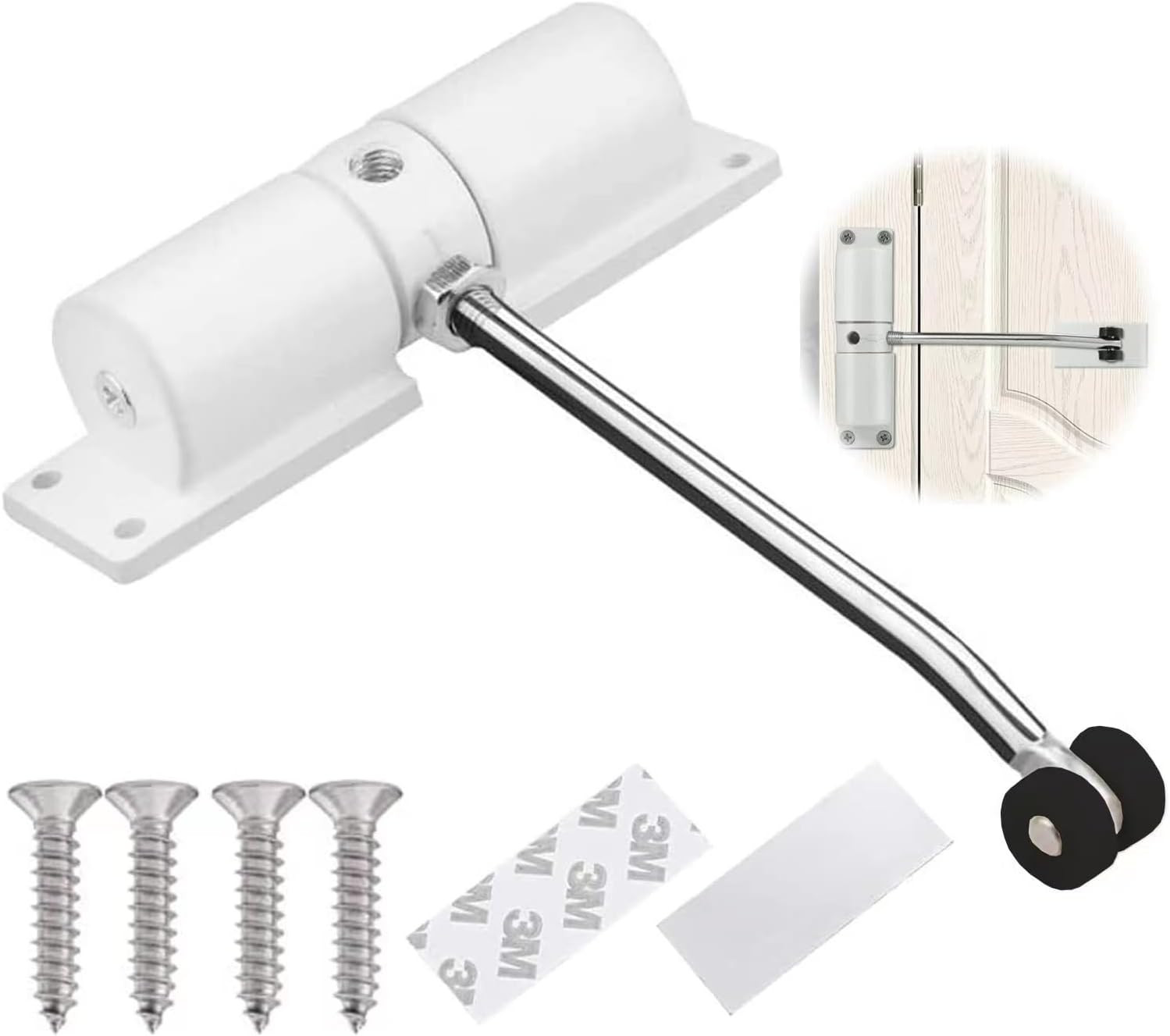 Automatic Door Closer, 30 Kg Zinc Alloy Safety Spring Door Closer