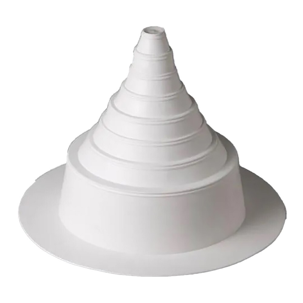 TPO Universal Pipe Boot Roof Flashing 1″-8″ Pipes – 1 Boot Only