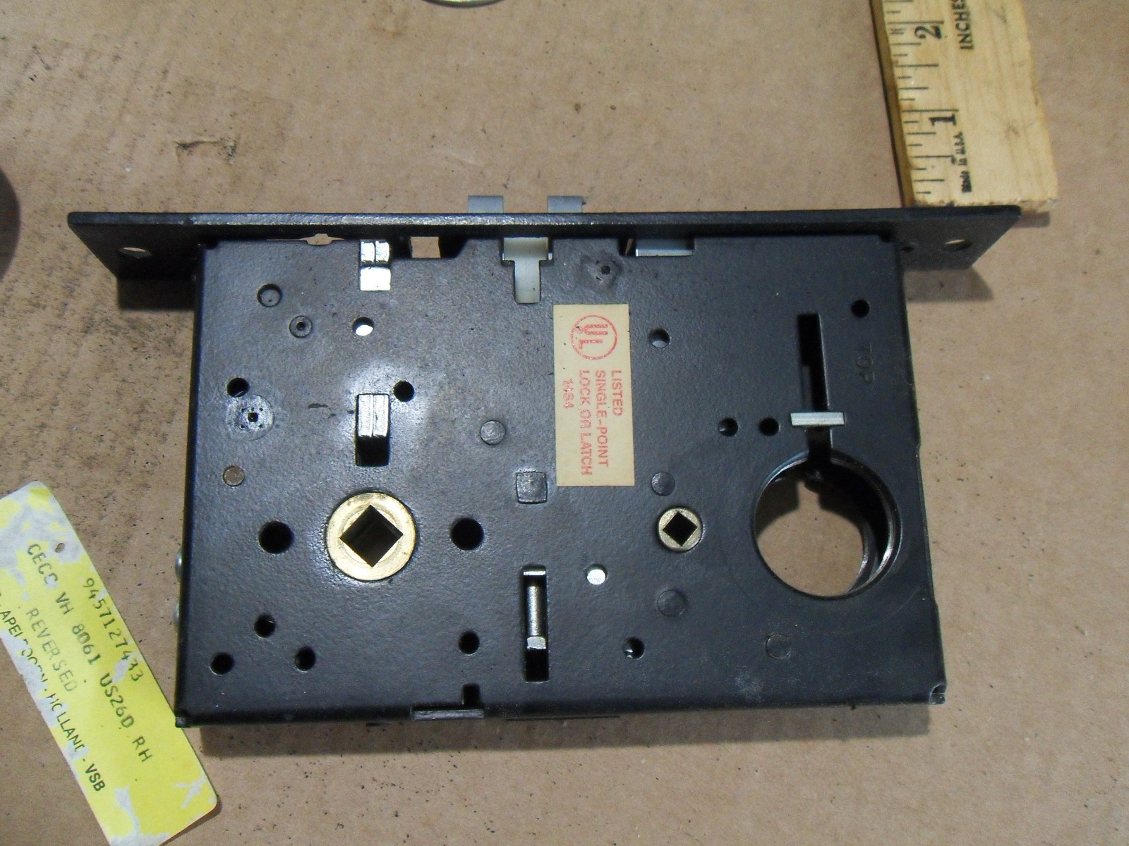 NOS COMMERCIAL CECO YALE MORTISE LOCKSET VH 8061 RH AS PICTURED
