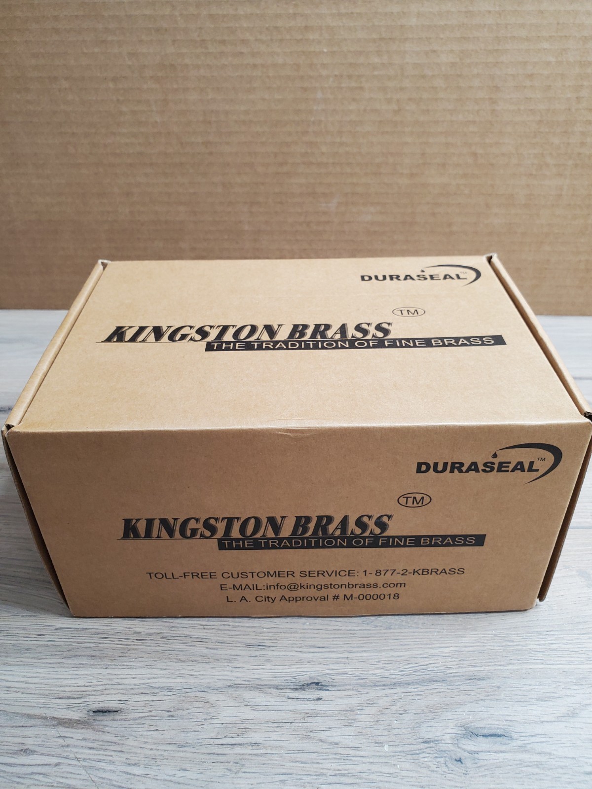 Kingston Brass KB238KL Tub and Shower Faucet with Three Lever Handle Brushed