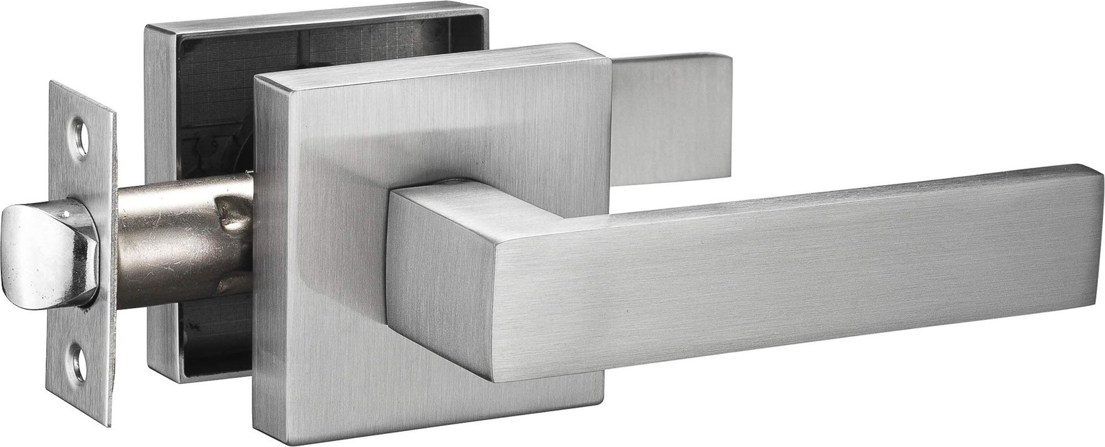 Berlin Modisch Contemporary Square Passage Lever Door Handle Non-Locking Leve…