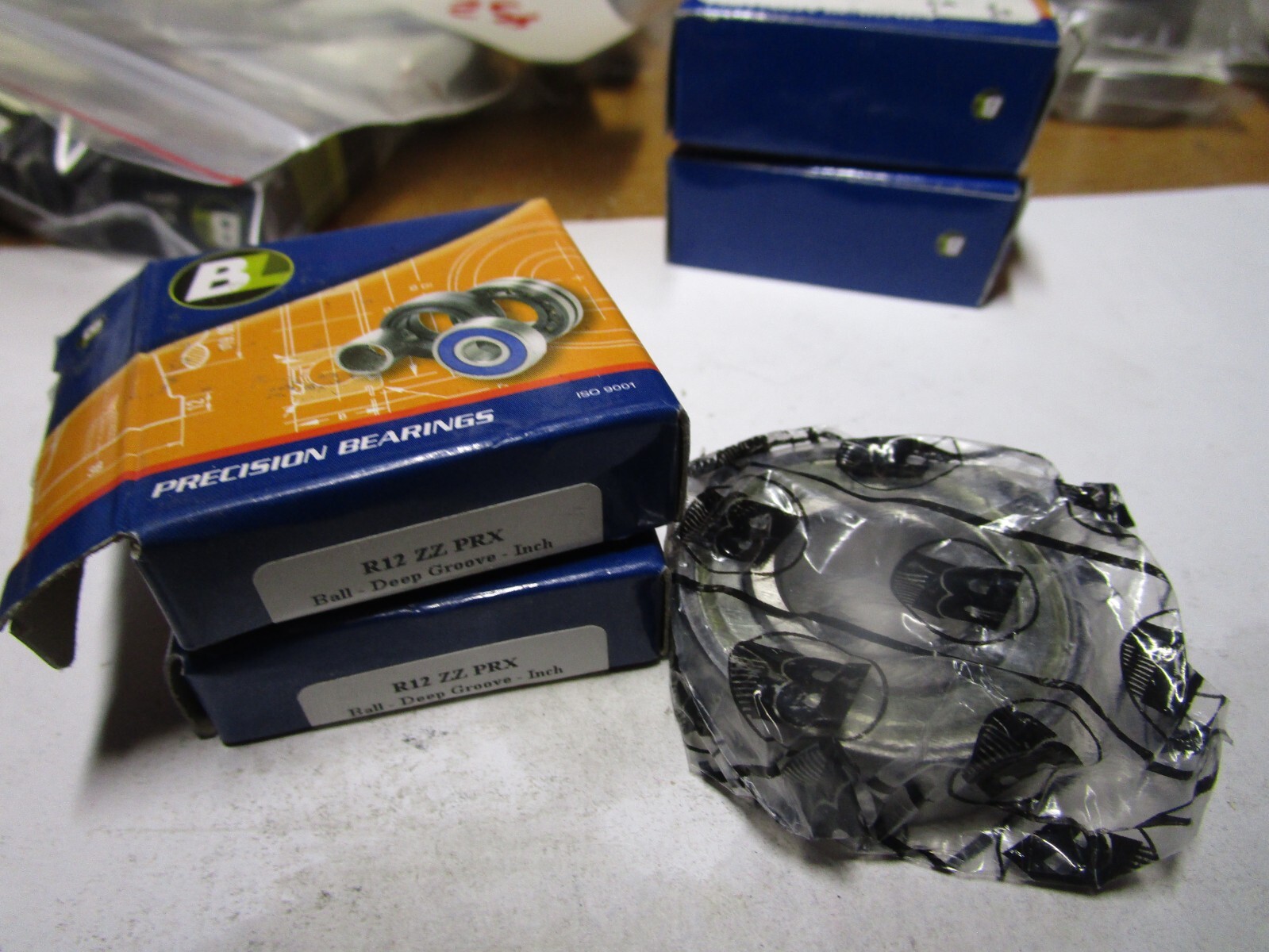 TRITAN Min Ball Bearing, PS, 0.75In Bore Dia R12 ZZ PRX QTY 2
