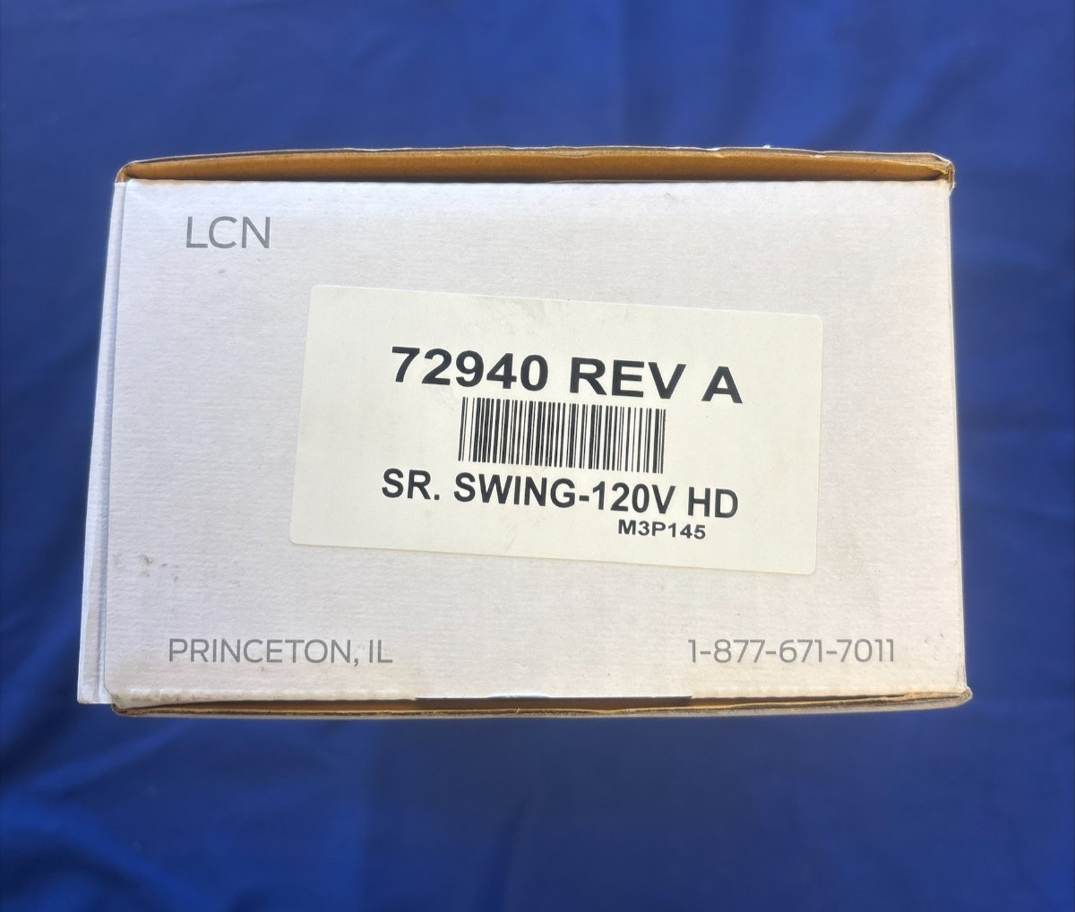 New In Box – Allegion LCN 72940 REV A Senior Swing Control Box 120 V HD M3P 145