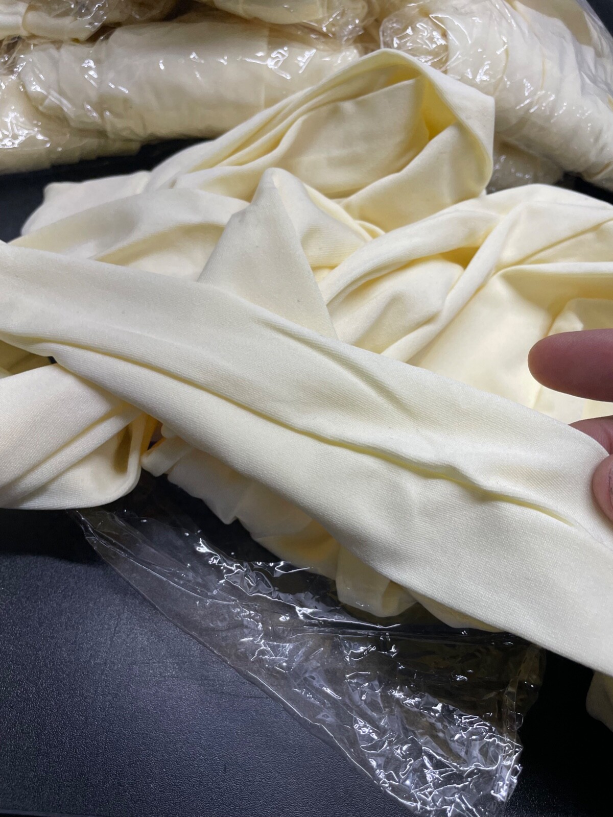 Pole Cover Event Supply 8 20 ft for 14 feet & under pole Ivory Spandex blend