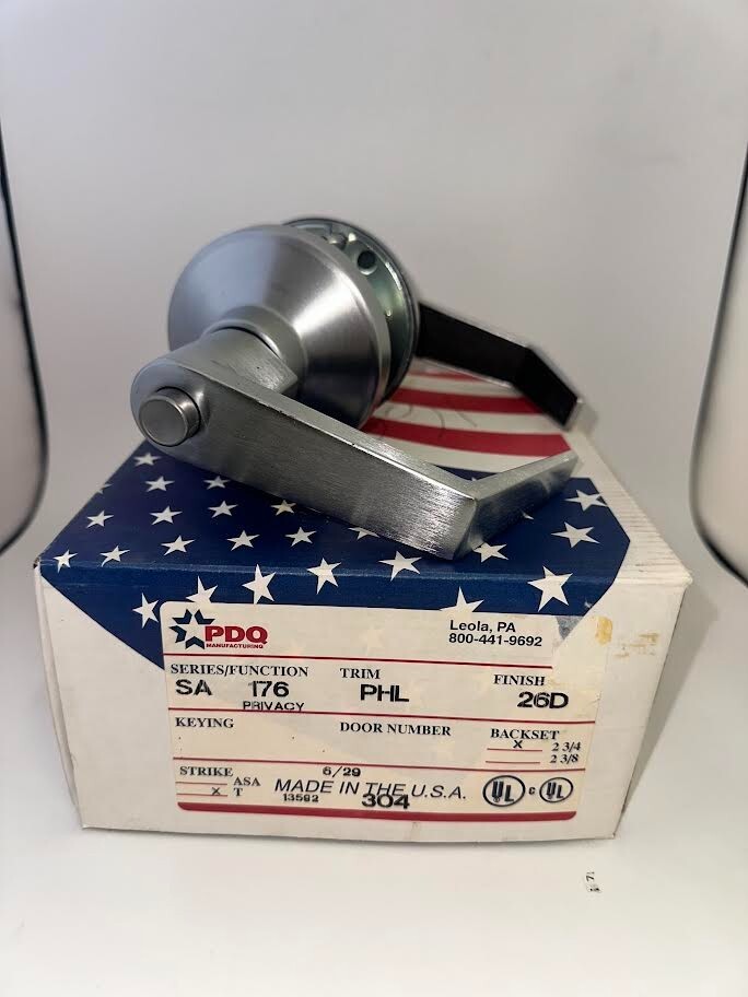 PDQ Manufacturing Series SA 176, PHL, 26D Finish Door Handle
