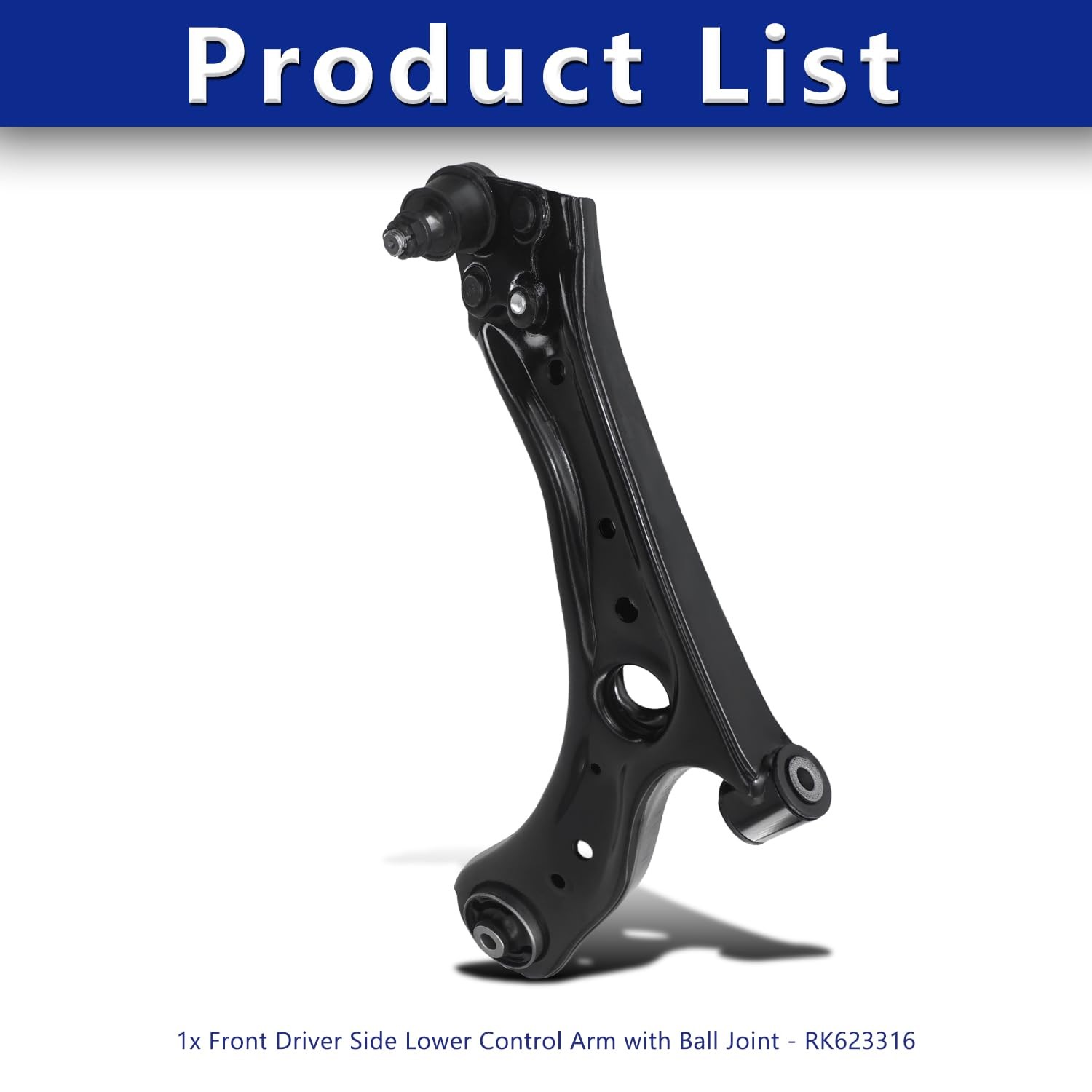 Front Left Lower Control Arm w/ Ball Joint 2016-2022 Honda HR-V Driver Side