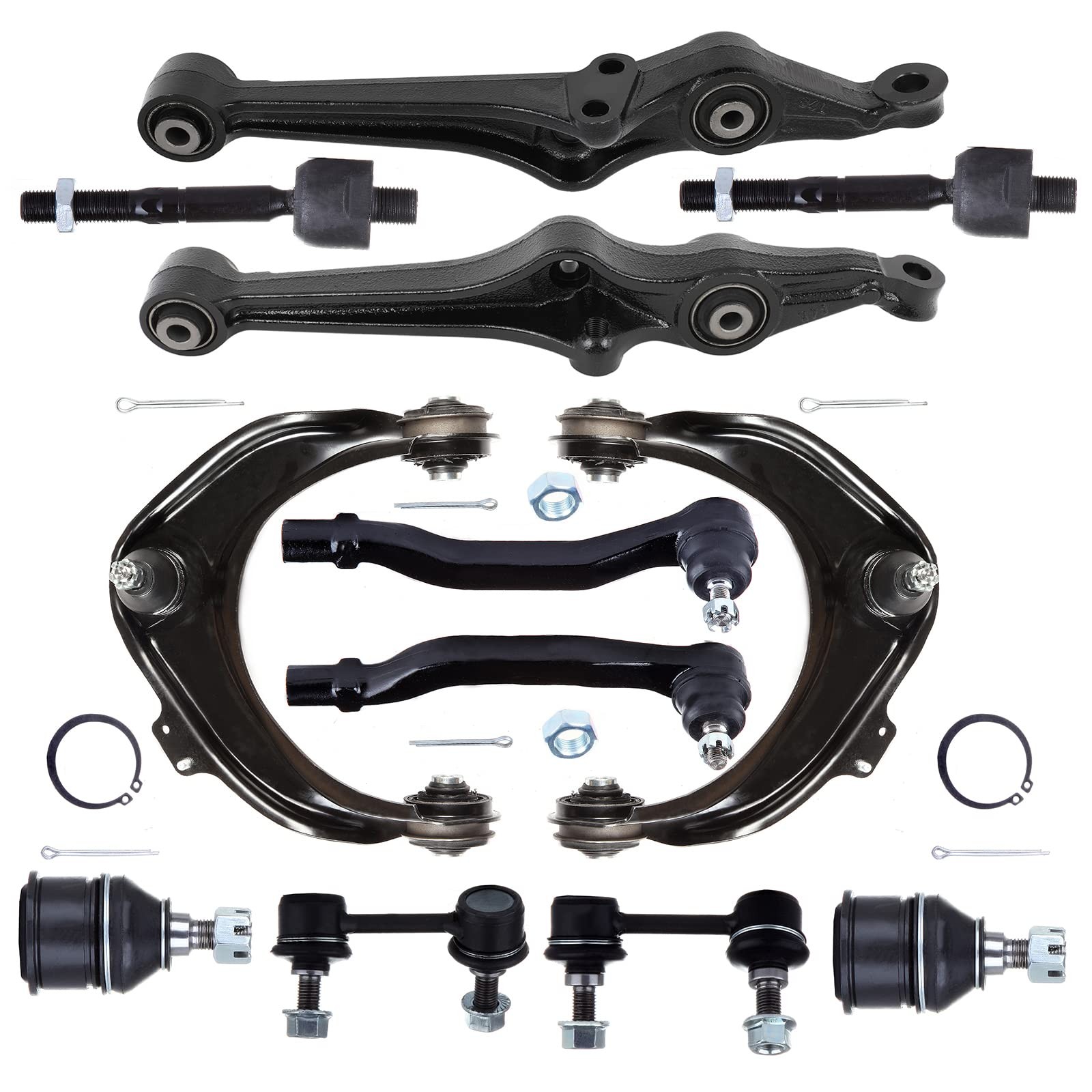 Control Arm Ball Joint Tie Rod End Sway Bar Link Fit CL TL Accord Set of 12