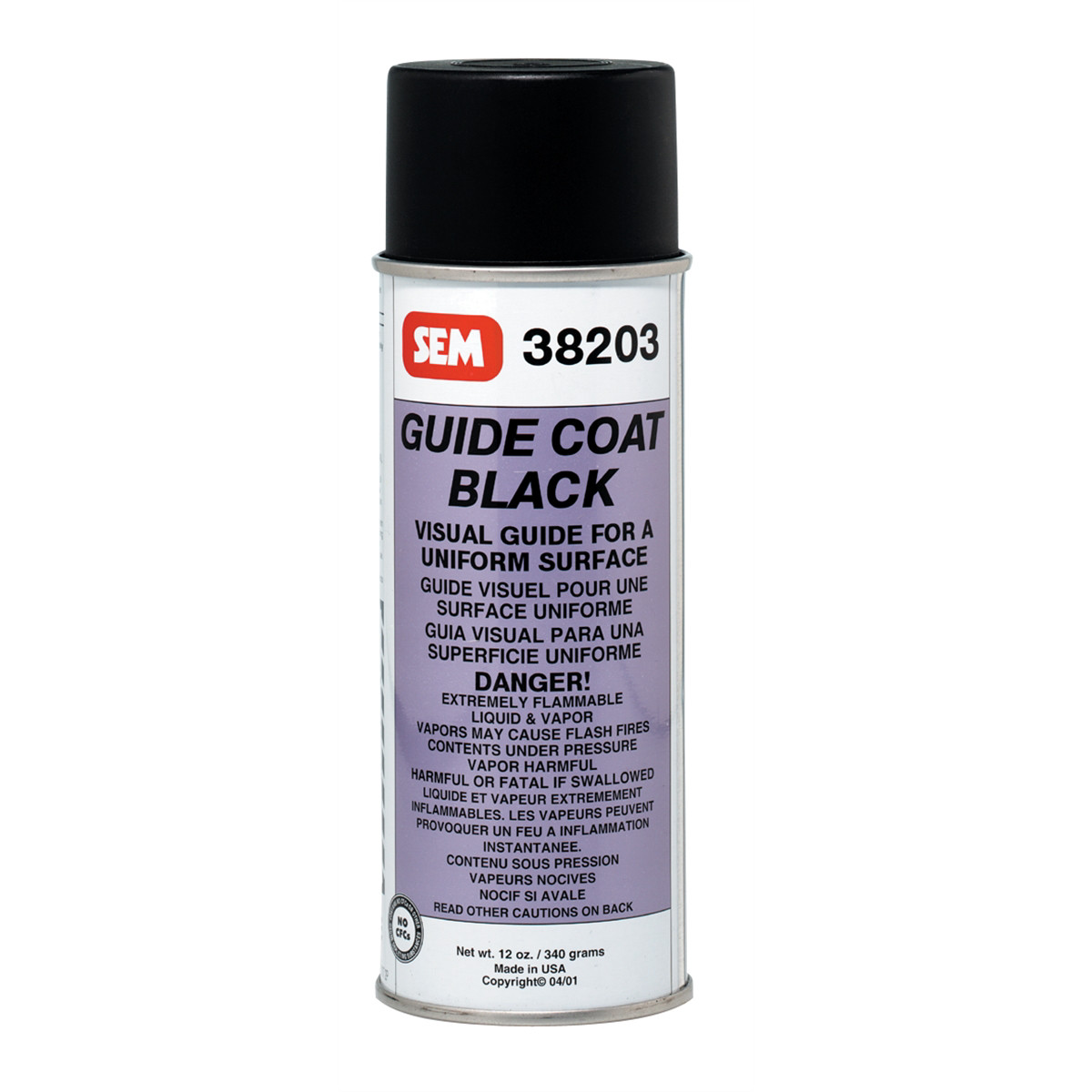 38203SEM Paints Guide Coat Black