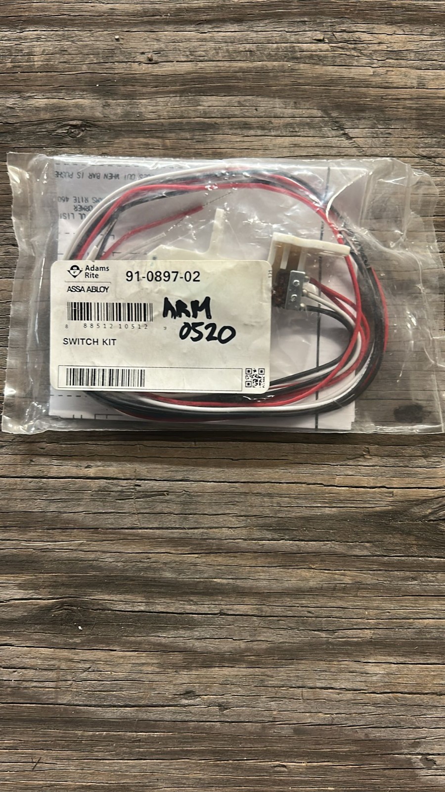 Assa Abloy Adams Rite Part No. 91-0897-02 Switch Kit
